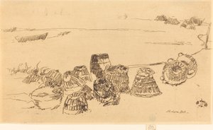 龙虾盆，约1880-881年。 作者 詹姆斯·阿博特·麦克尼尔·惠斯勒