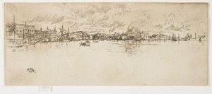 威尼斯第二集威尼斯长威尼斯，1879-1880 作者 詹姆斯·阿博特·麦克尼尔·惠斯勒