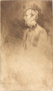 沃尔斯利勋爵，约1877年。 作者 詹姆斯·阿博特·麦克尼尔·惠斯勒