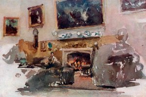 Moreby Hall，c1883 1904年。 作者 詹姆斯·阿博特·麦克尼尔·惠斯勒