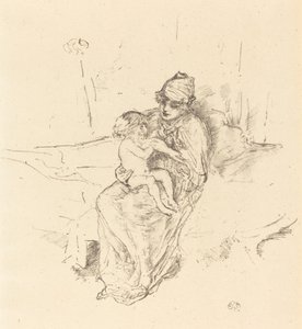 母亲和儿童》，第1期，18911895。 作者 詹姆斯·阿博特·麦克尼尔·惠斯勒