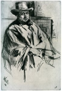 曼先生，1860年，1904年。 作者 詹姆斯·阿博特·麦克尼尔·惠斯勒