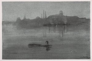 夜曲，1878年。 作者 詹姆斯·阿博特·麦克尼尔·惠斯勒