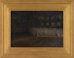 夜曲：克雷莫恩花园，第 3 号，约 1872-77 年（布面油画） 作者 詹姆斯·阿博特·麦克尼尔·惠斯勒
