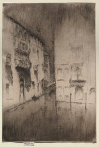 夜曲：宫殿，1886年。 作者 詹姆斯·阿博特·麦克尼尔·惠斯勒