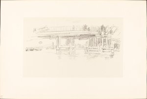老巴特西桥，18791887年。 作者 詹姆斯·阿博特·麦克尼尔·惠斯勒