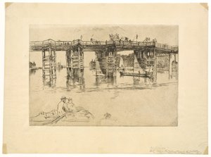 老普特尼桥，1879年。 作者 詹姆斯·阿博特·麦克尼尔·惠斯勒