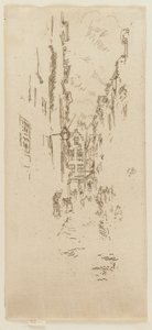 Petite Rue des Bouchers, 1887年。 作者 詹姆斯·阿博特·麦克尼尔·惠斯勒