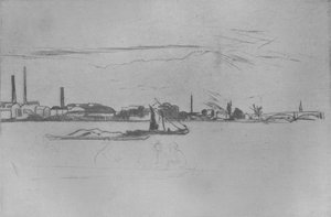 价格蜡烛厂，c1875，1904 作者 詹姆斯·阿博特·麦克尼尔·惠斯勒