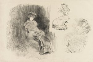 雷丁，1879年和1887年。 作者 詹姆斯·阿博特·麦克尼尔·惠斯勒
