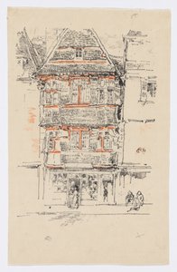 红房子，帕姆波尔 作者 詹姆斯·阿博特·麦克尼尔·惠斯勒