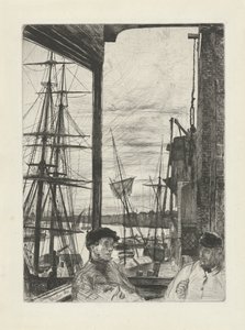 罗瑟海斯 十六幅泰晤士河和其他主题场景的蚀刻版画（系列标题） 作者 詹姆斯·阿博特·麦克尼尔·惠斯勒