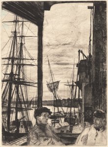 罗瑟希特，1860年。 作者 詹姆斯·阿博特·麦克尼尔·惠斯勒