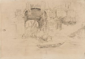 圣比亚吉奥，1879-1880。 作者 詹姆斯·阿博特·麦克尼尔·惠斯勒