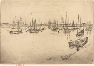 圣乔治，1880年。 作者 詹姆斯·阿博特·麦克尼尔·惠斯勒