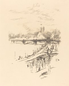 萨沃伊鸽子，1896年。 作者 詹姆斯·阿博特·麦克尼尔·惠斯勒