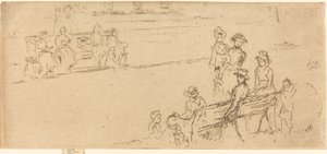 座位，格雷律师事务所，约1886-1888年。 作者 詹姆斯·阿博特·麦克尼尔·惠斯勒