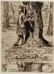 西摩，1859年。 作者 詹姆斯·阿博特·麦克尼尔·惠斯勒