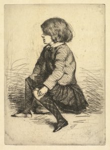 小西摩·哈登（Seymour Haden），坐。 作者 詹姆斯·阿博特·麦克尼尔·惠斯勒