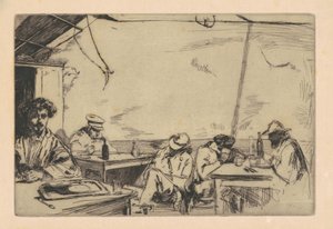 Threepenny Soup, 1859年。 作者 詹姆斯·阿博特·麦克尼尔·惠斯勒
