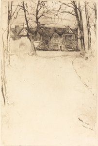斯皮克厅，第1号，1870年。 作者 詹姆斯·阿博特·麦克尼尔·惠斯勒