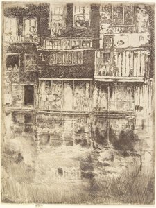 Square House，阿姆斯特丹，1889年 作者 詹姆斯·阿博特·麦克尼尔·惠斯勒