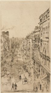 圣詹姆斯街，1878年。 作者 詹姆斯·阿博特·麦克尼尔·惠斯勒