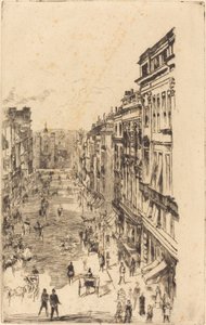 圣詹姆斯街，1878年。 作者 詹姆斯·阿博特·麦克尼尔·惠斯勒