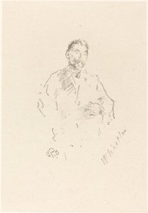 Stéphane Mallarmé，第2号，1892。 作者 詹姆斯·阿博特·麦克尼尔·惠斯勒