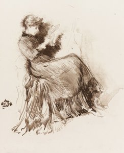 研究，1878年。 作者 詹姆斯·阿博特·麦克尼尔·惠斯勒