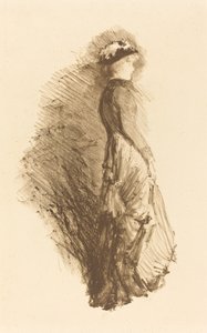 研究，1878年。 作者 詹姆斯·阿博特·麦克尼尔·惠斯勒