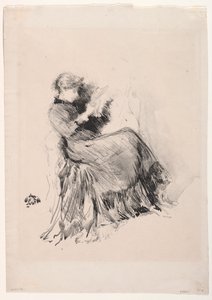 研究，1878年。 作者 詹姆斯·阿博特·麦克尼尔·惠斯勒