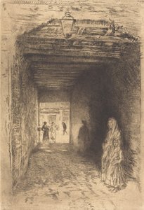 乞丐们，1879年至1880年。 作者 詹姆斯·阿博特·麦克尼尔·惠斯勒