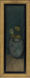 蓝姑娘》片段：黄与蓝，1872-1876。 作者 詹姆斯·阿博特·麦克尼尔·惠斯勒