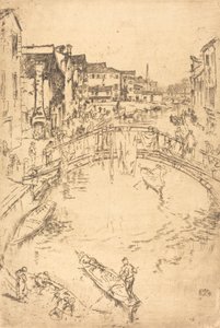 桥》，1879年至1880年。 作者 詹姆斯·阿博特·麦克尼尔·惠斯勒