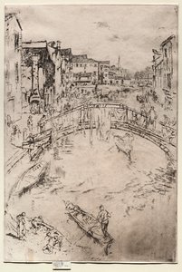 大桥，1886年。 作者 詹姆斯·阿博特·麦克尼尔·惠斯勒