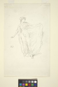 舞女（转移石版画） 作者 詹姆斯·阿博特·麦克尼尔·惠斯勒