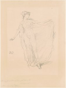 舞蹈女孩》，1889年。 作者 詹姆斯·阿博特·麦克尼尔·惠斯勒