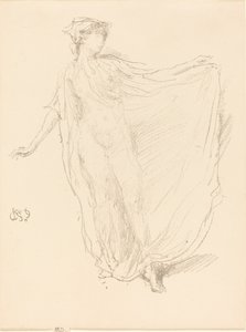 舞蹈女孩》，1889年。 作者 詹姆斯·阿博特·麦克尼尔·惠斯勒