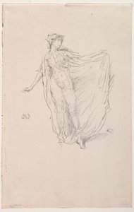 1890年的《舞女》。 作者 詹姆斯·阿博特·麦克尼尔·惠斯勒