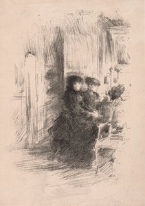 二重奏，1894年。 作者 詹姆斯·阿博特·麦克尼尔·惠斯勒