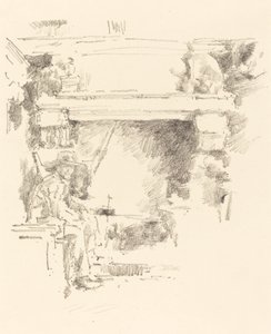 壁炉》，1893年。 作者 詹姆斯·阿博特·麦克尼尔·惠斯勒