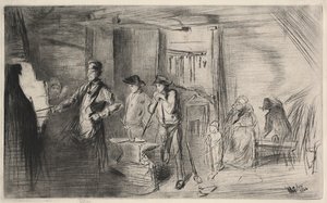 The Forge，1862年。 作者 詹姆斯·阿博特·麦克尼尔·惠斯勒