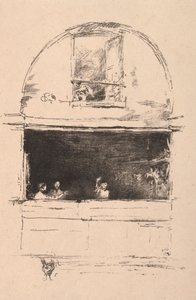 1894年，《龙桥》中的伪造。 作者 詹姆斯·阿博特·麦克尼尔·惠斯勒