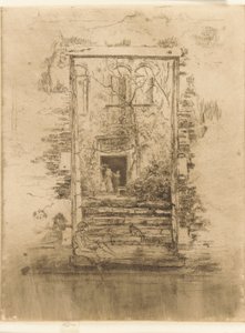 花园》，1879-1880。 作者 詹姆斯·阿博特·麦克尼尔·惠斯勒