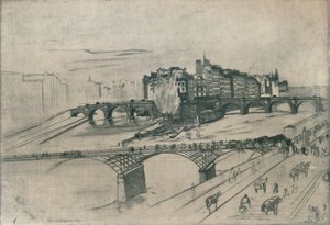 援引岛，巴黎，1859年，1904年 作者 詹姆斯·阿博特·麦克尼尔·惠斯勒