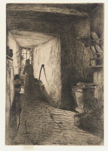 厨房》，1858年。 作者 詹姆斯·阿博特·麦克尼尔·惠斯勒