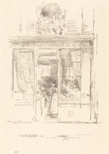 Laundress: La Blanchisseuse de la Place Dauphine, 1894. 作者 詹姆斯·阿博特·麦克尼尔·惠斯勒