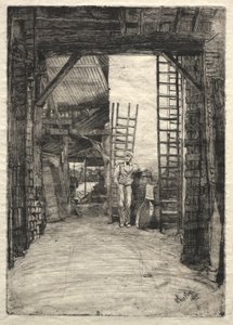石灰喷壶，1859年。 作者 詹姆斯·阿博特·麦克尼尔·惠斯勒