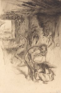 The Little Forge, 1875. 作者 詹姆斯·阿博特·麦克尼尔·惠斯勒